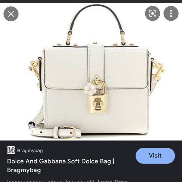 Dolce and Gabbana softbag. White Color. Small - Picture 11 of 11